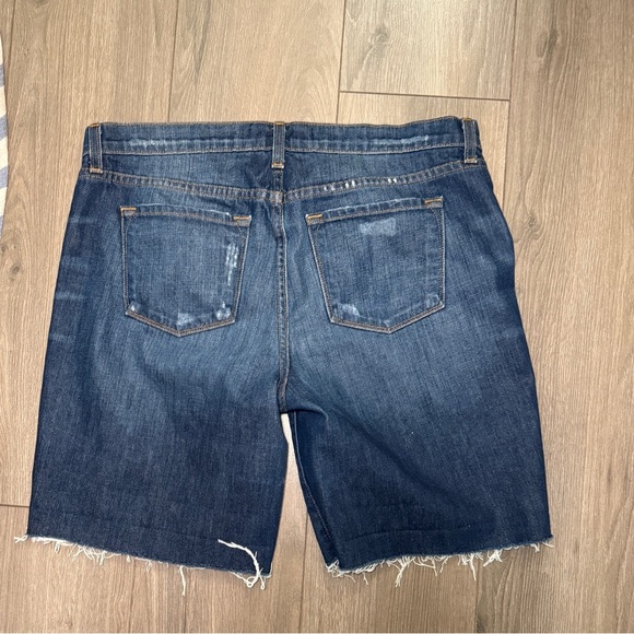 J Brand Mom Shorts Dark Wash Cut Offs - Picture 9 of 11